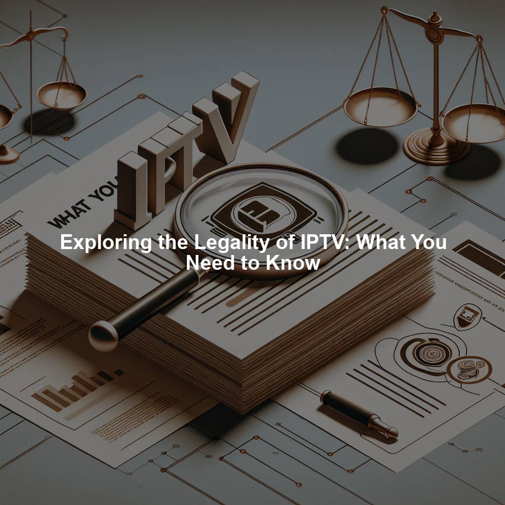 Exploring the Legality of IPTV: What You Need to Know